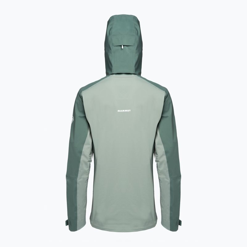 Mammut Alto Guide HS Hooded γυναικείο μπουφάν βροχής πράσινο 1010-29570-40240-114 2