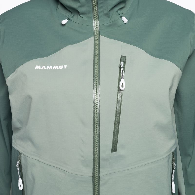 Mammut Alto Guide HS Hooded γυναικείο μπουφάν βροχής πράσινο 1010-29570-40240-114 3