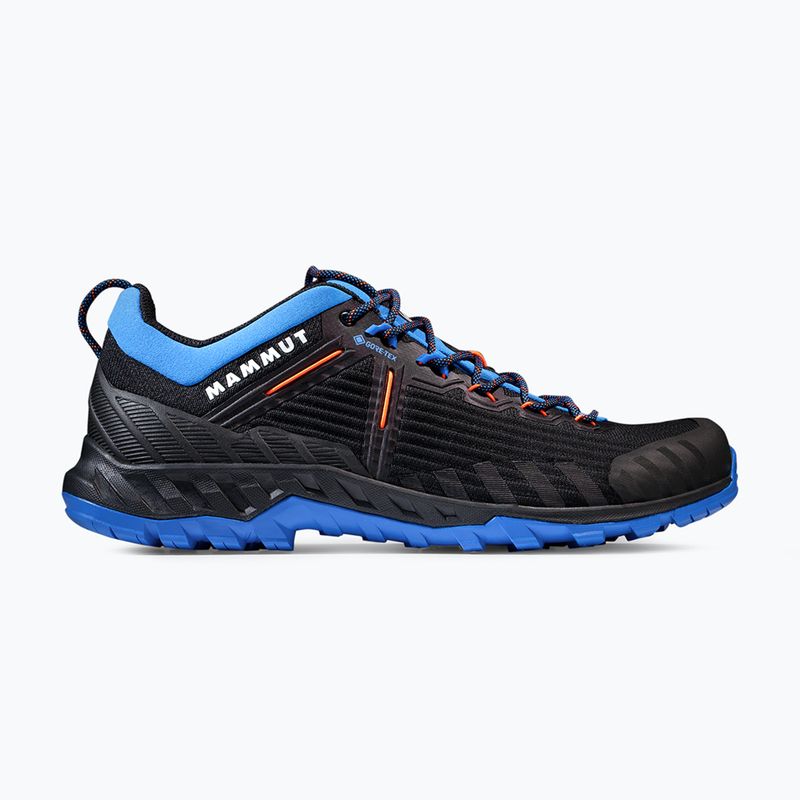 Ανδρικά παπούτσια πρόσβασης Mammut Alnasca Knit III Low GTX black/glacier blue 10