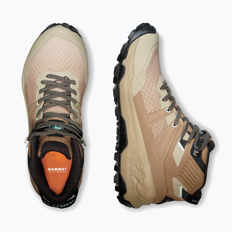 Mammut γυναικείες μπότες πεζοπορίας Sertig II Mid GTX σκούρα άμμος / μαύρο 13