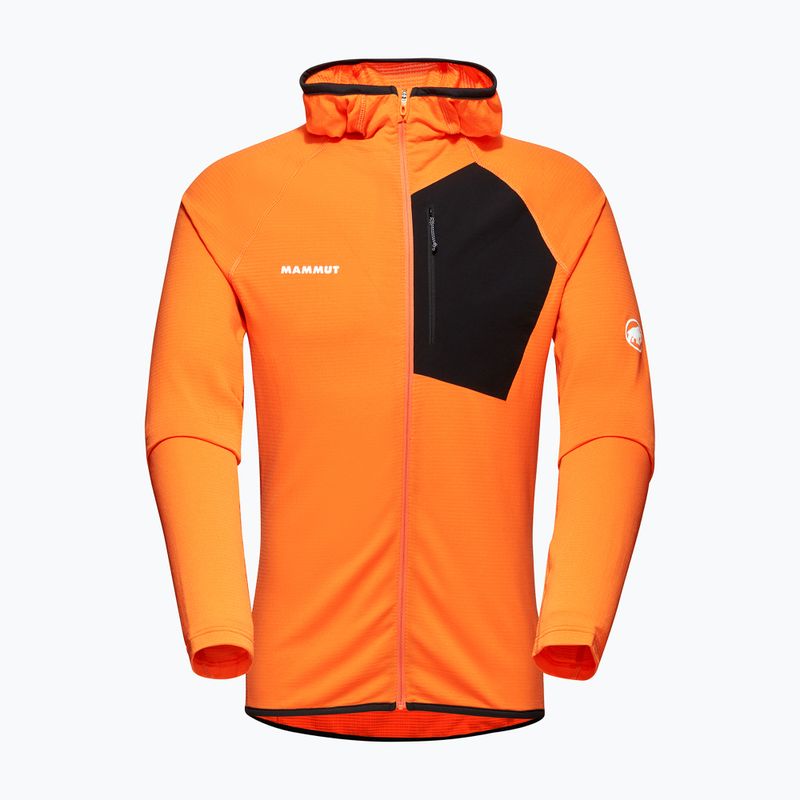 Ανδρικό φούτερ πεζοπορίας Mammut Aenergy Light ML Hooded dark tangerine/black 4