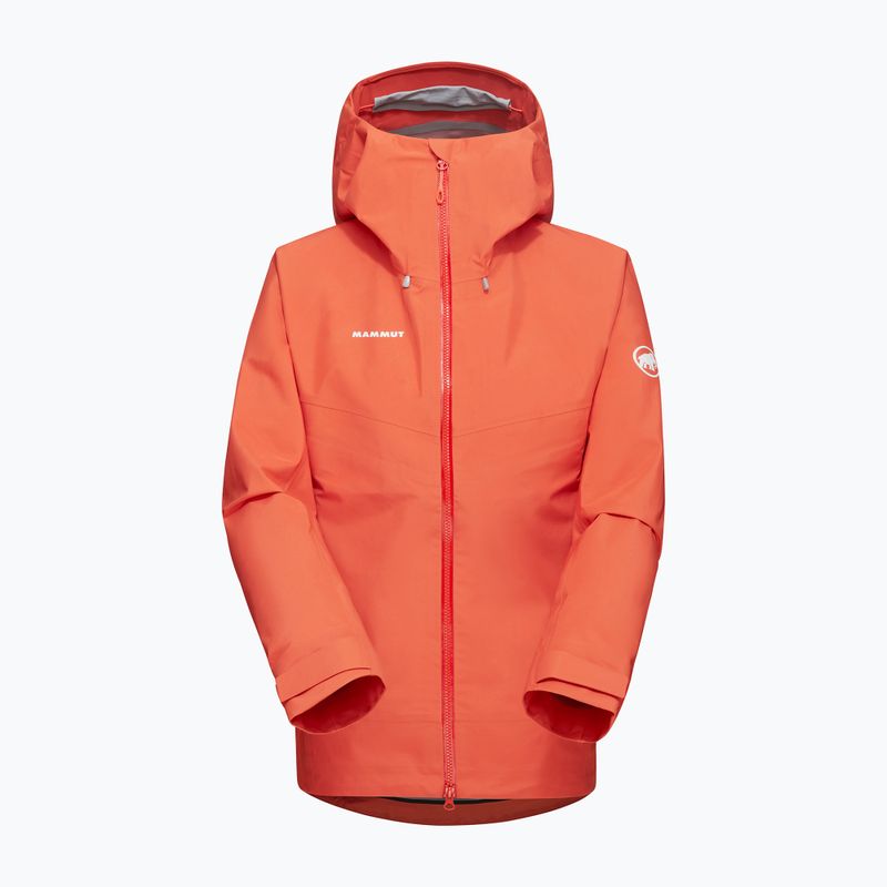 Mammut Crater IV HS Hooded γυναικείο μπουφάν βροχής ροδακινί 8