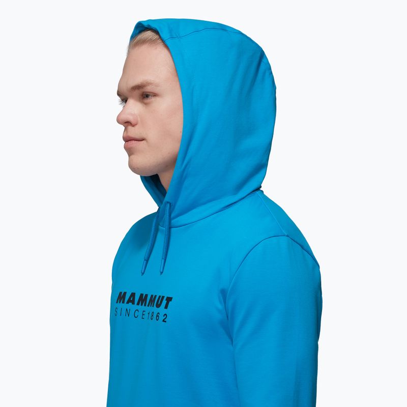 Ανδρικό φούτερ Mammut ML Hoody Logo glacier blue 4