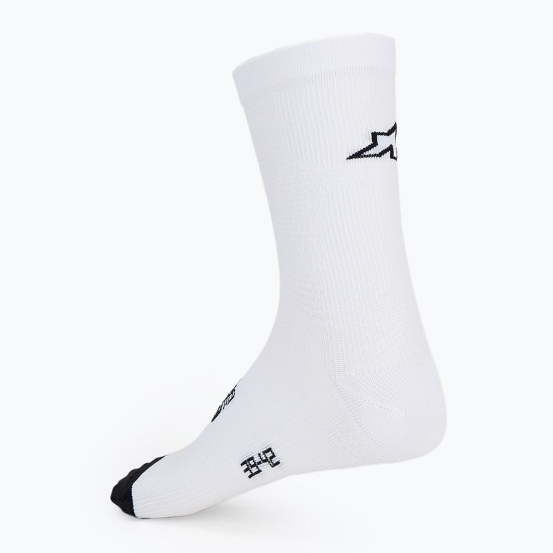 ASSOS Endurance S11 λευκές κάλτσες 2