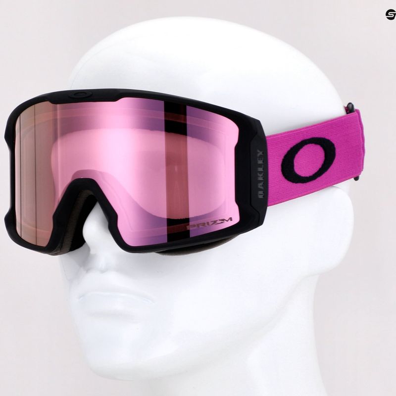 Oakley Line Miner matte ultra purple/prizm snow hi pink iridium γυαλιά σκι OO7093-57 5