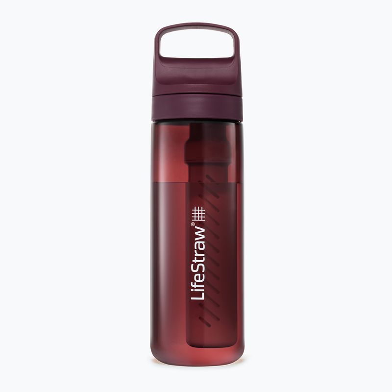 Μπουκάλι ταξιδιού Lifestraw Go 2.0 με φίλτρο 650ml merlot me away