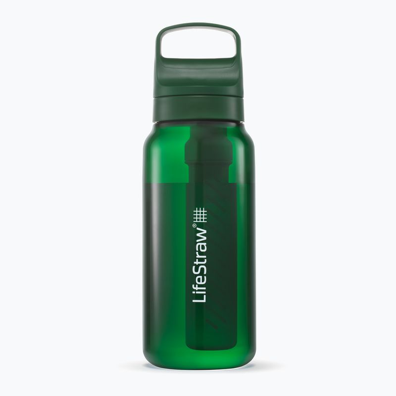 Μπουκάλι ταξιδιού Lifestraw Go 2.0 με φίλτρο 1 l βεράντα πράσινο