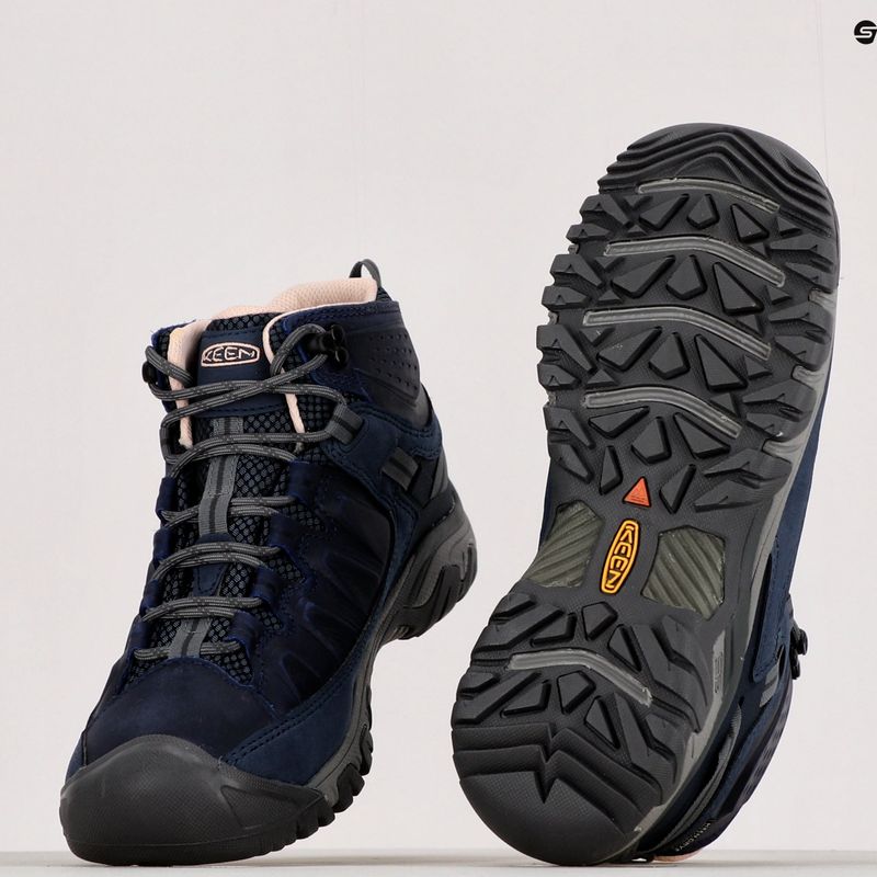 Γυναικείες μπότες πεζοπορίας KEEN Targhee III Mid navy blue 1026863 11