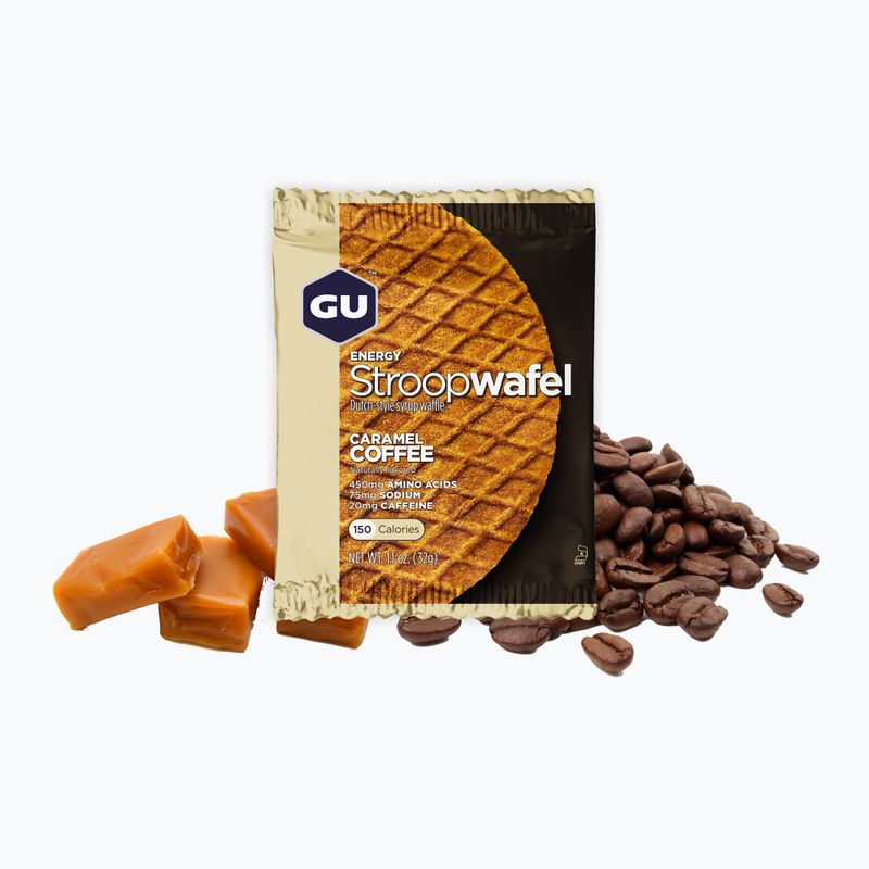 Μπισκότο GU Energy Stroopwaffle 32 g caramel coffee 2