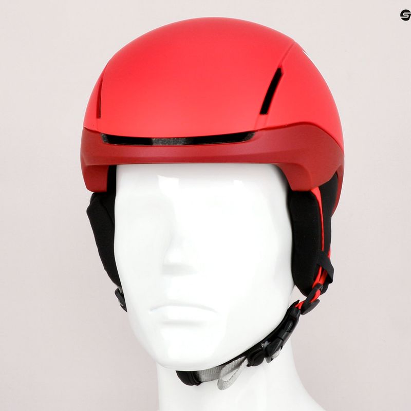 Παιδικά κράνη σκι Dainese Scarabeo Elemento metallic red/white logo 9