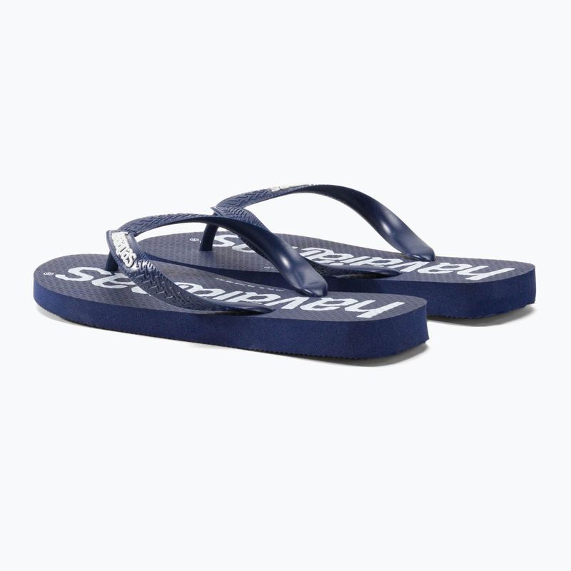 Havaianas Top Logomania σαγιονάρες ναυτικό μπλε H4144264 3