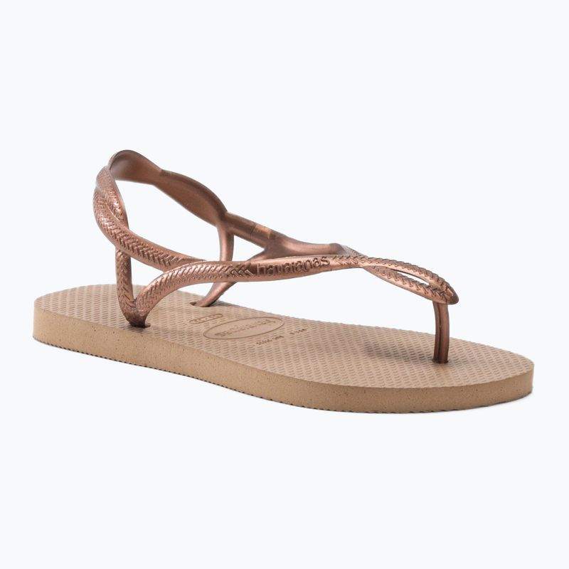 Havaianas Luna μπεζ γυναικεία σανδάλια H4129697