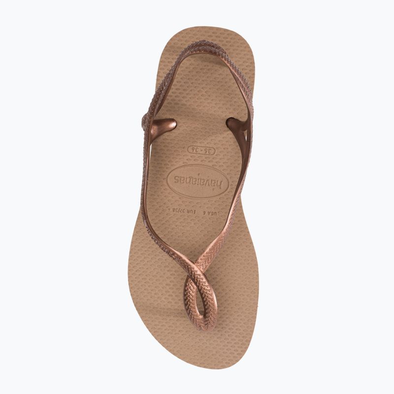 Havaianas Luna μπεζ γυναικεία σανδάλια H4129697 6