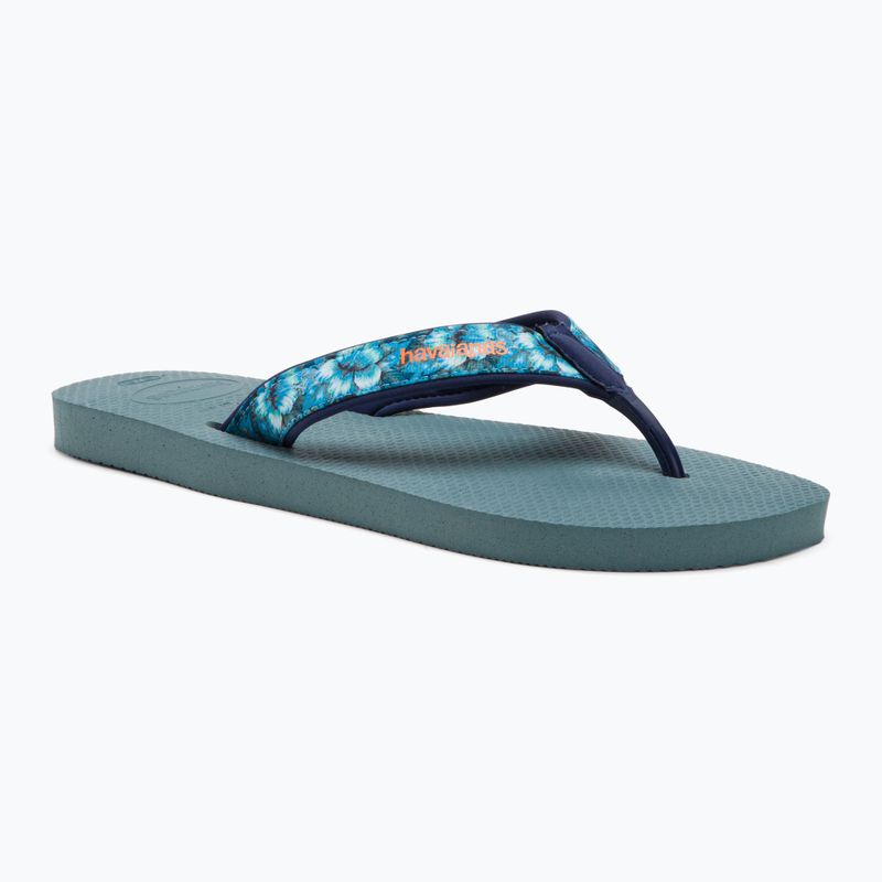 Ανδρικές σαγιονάρες Havaianas Surf Material ασημί/μπλε