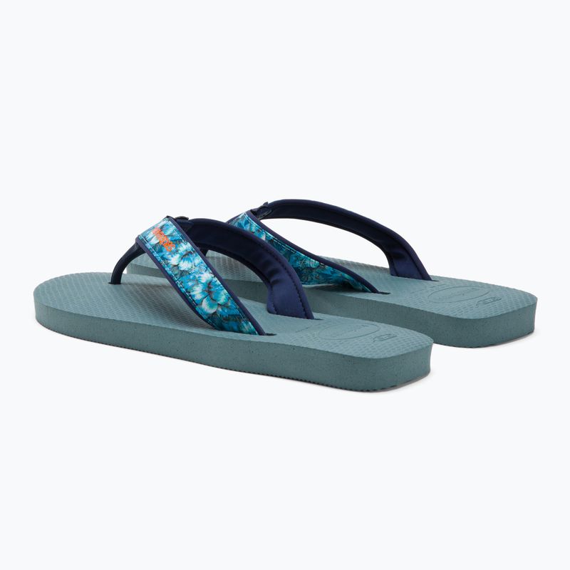 Ανδρικές σαγιονάρες Havaianas Surf Material ασημί/μπλε 3