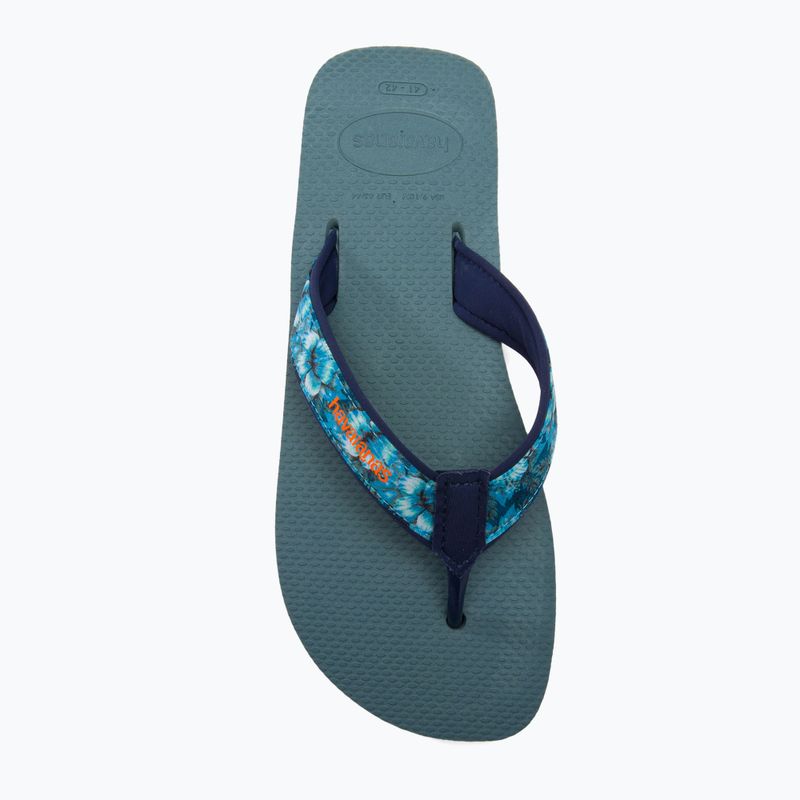 Ανδρικές σαγιονάρες Havaianas Surf Material ασημί/μπλε 6