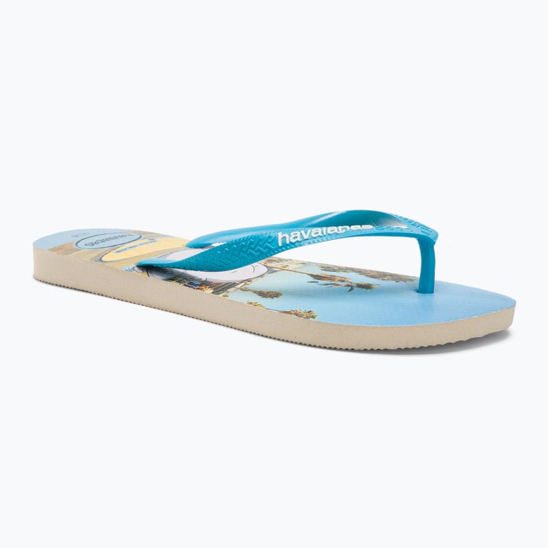 Ανδρικές σαγιονάρες Havaianas Top Street λευκό/μπλε