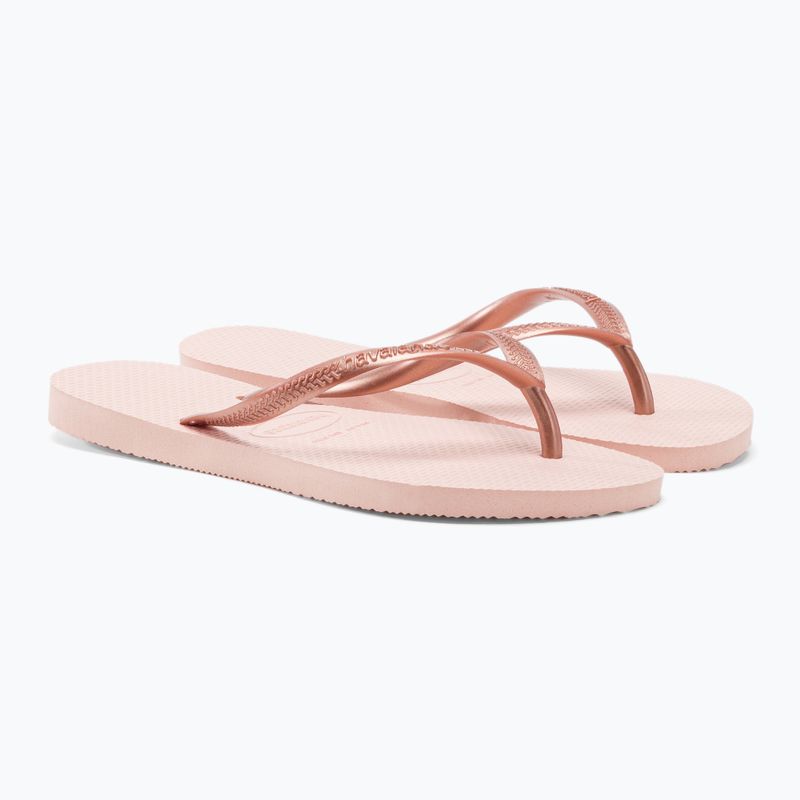 Γυναικείες σαγιονάρες Havaianas Slim ροζ H4000030 5