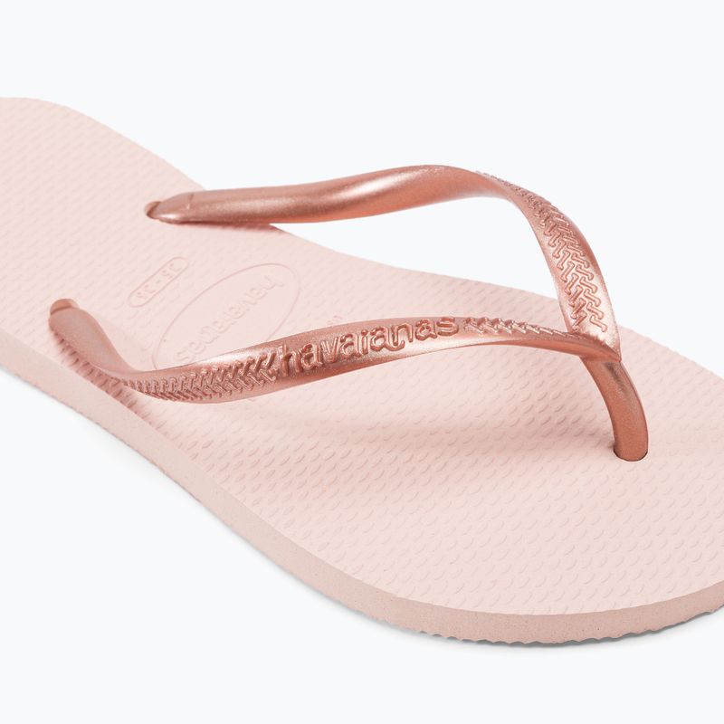 Γυναικείες σαγιονάρες Havaianas Slim ροζ H4000030 7