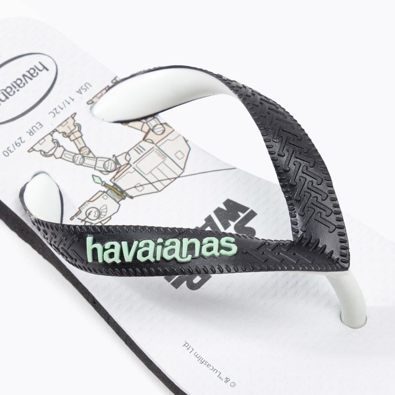 Havaianas Star Wars σαγιονάρες λευκές H4135185 8