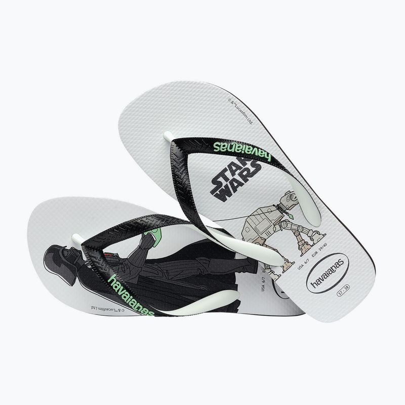 Havaianas Star Wars σαγιονάρες λευκές H4135185 12