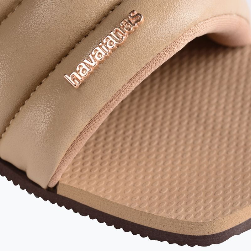 Γυναικείες παντόφλες Havaianas You Milan rose gold 13