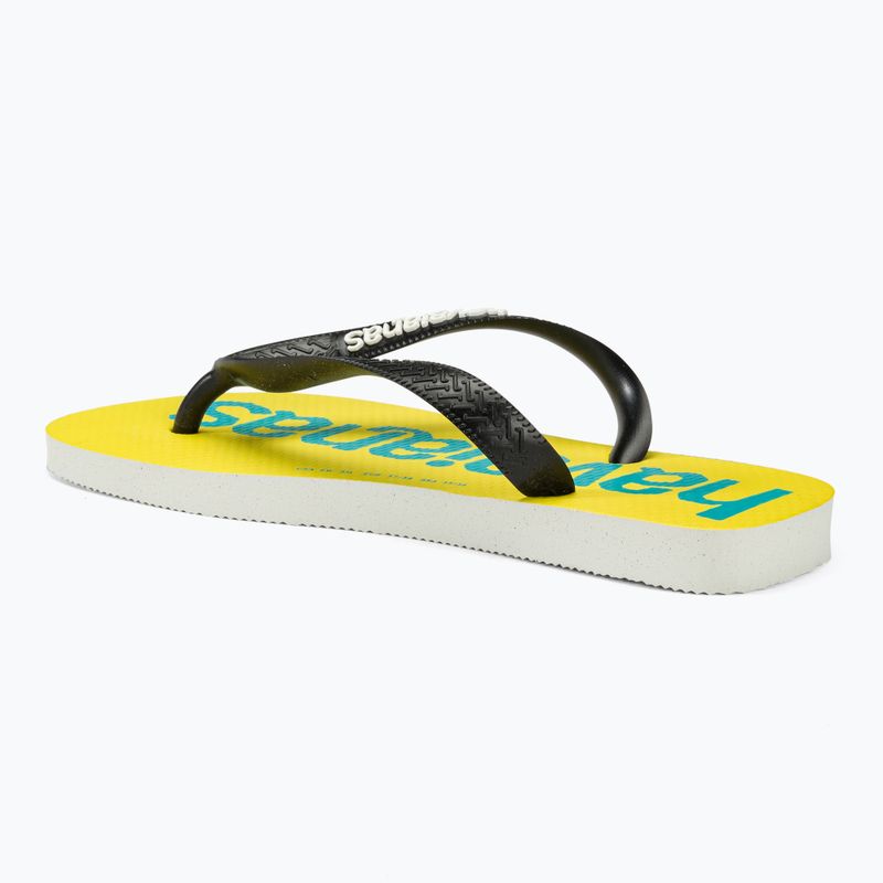 Σαγιονάρες Havaianas Top Logomania 2 white / black 3