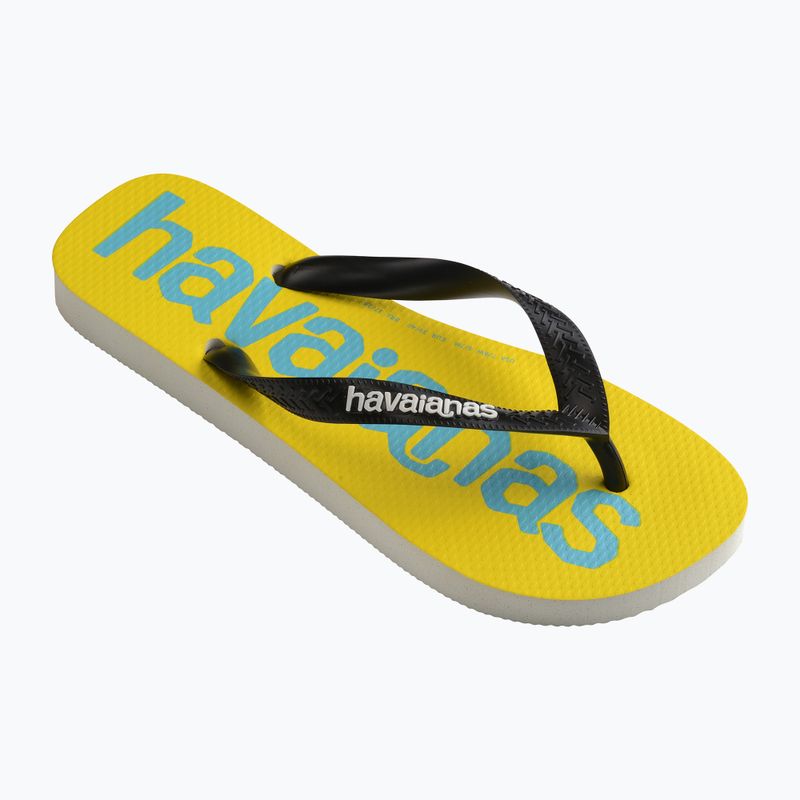 Σαγιονάρες Havaianas Top Logomania 2 white / black 8