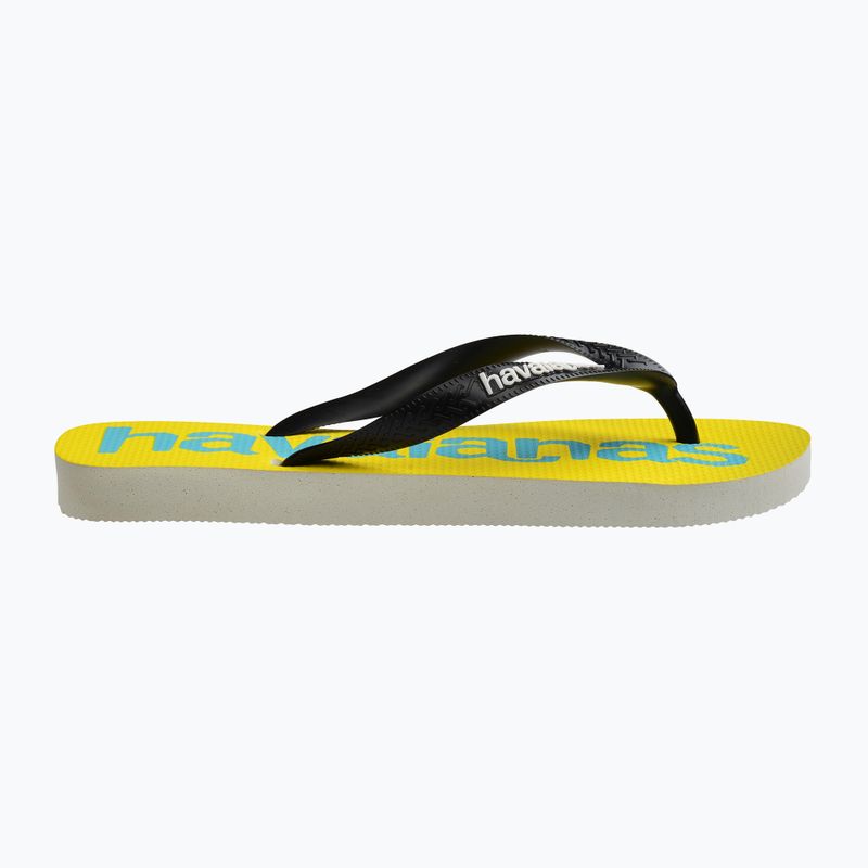 Σαγιονάρες Havaianas Top Logomania 2 white / black 9