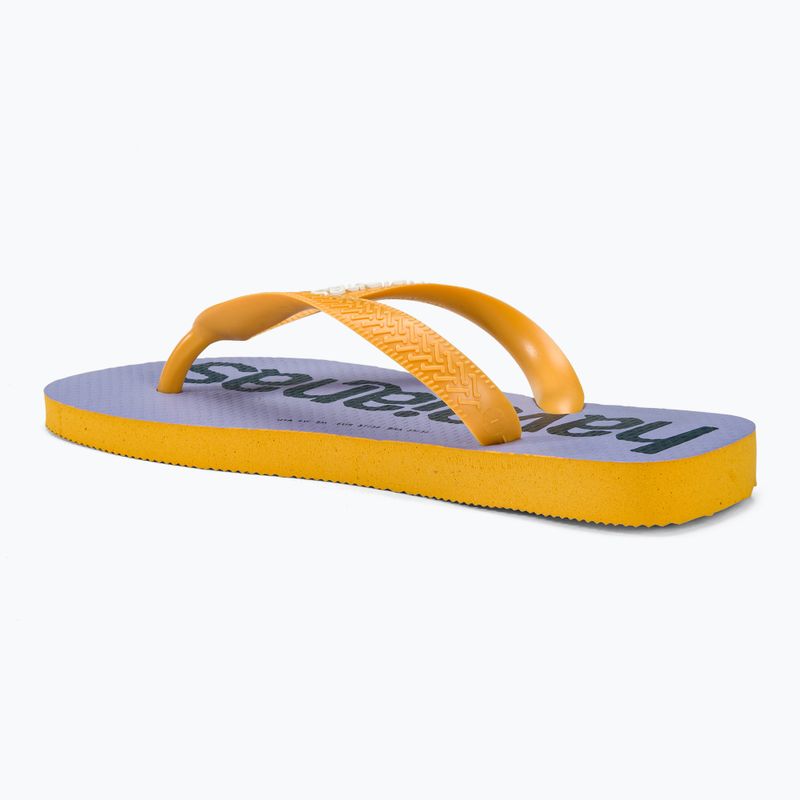 Σαγιονάρες Havaianas Top Logomania 2 pop yellow 3