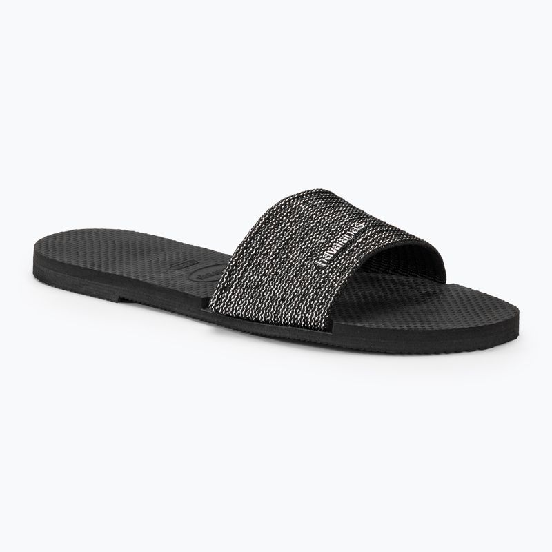 Γυναικείες παντόφλες Havaianas You Malta Metallic black