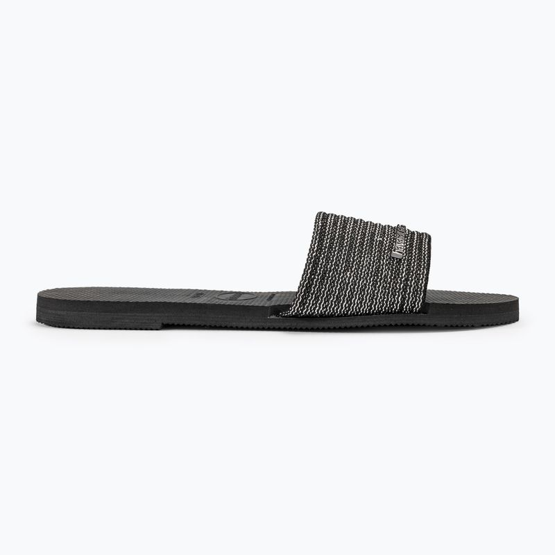 Γυναικείες παντόφλες Havaianas You Malta Metallic black 2