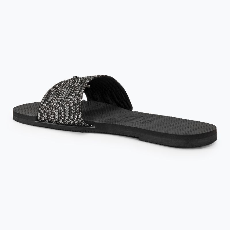 Γυναικείες παντόφλες Havaianas You Malta Metallic black 3