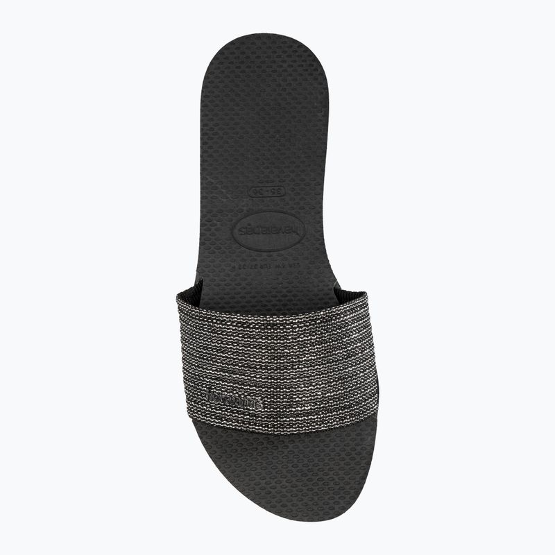 Γυναικείες παντόφλες Havaianas You Malta Metallic black 5