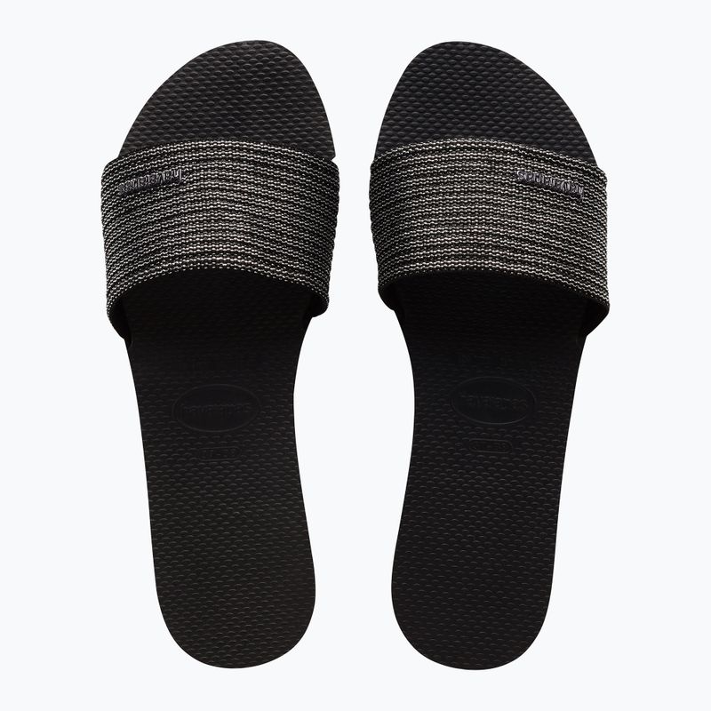 Γυναικείες παντόφλες Havaianas You Malta Metallic black 11