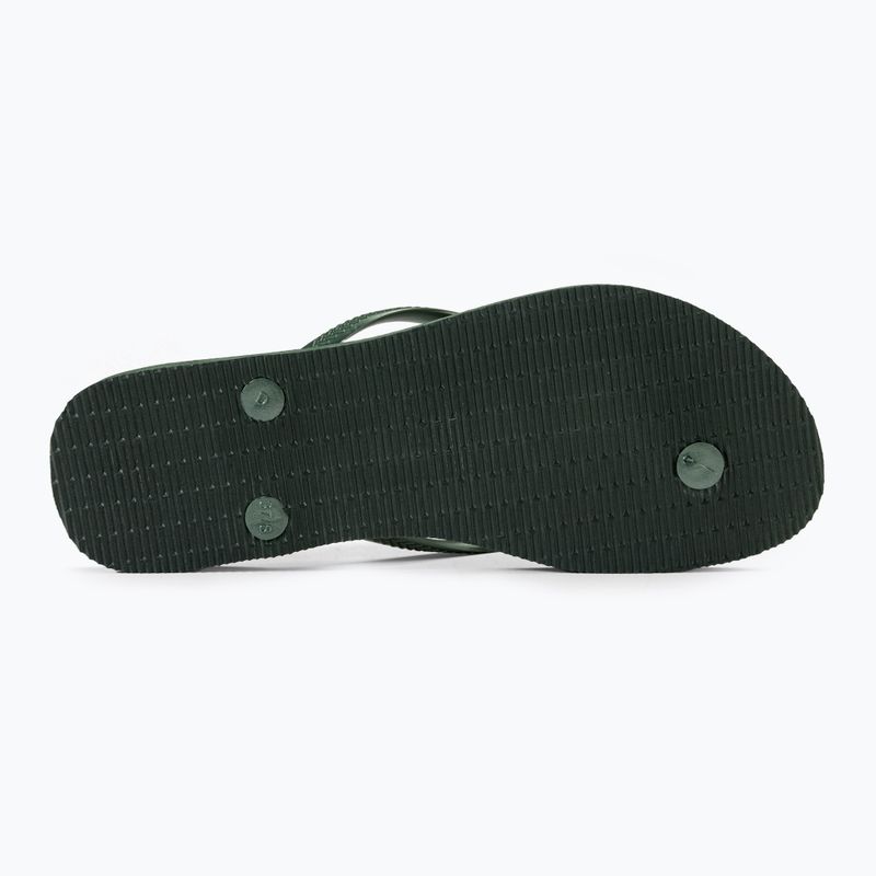 Γυναικείες σαγιονάρες Havaianas Slim Crystal Sw II olive green 5