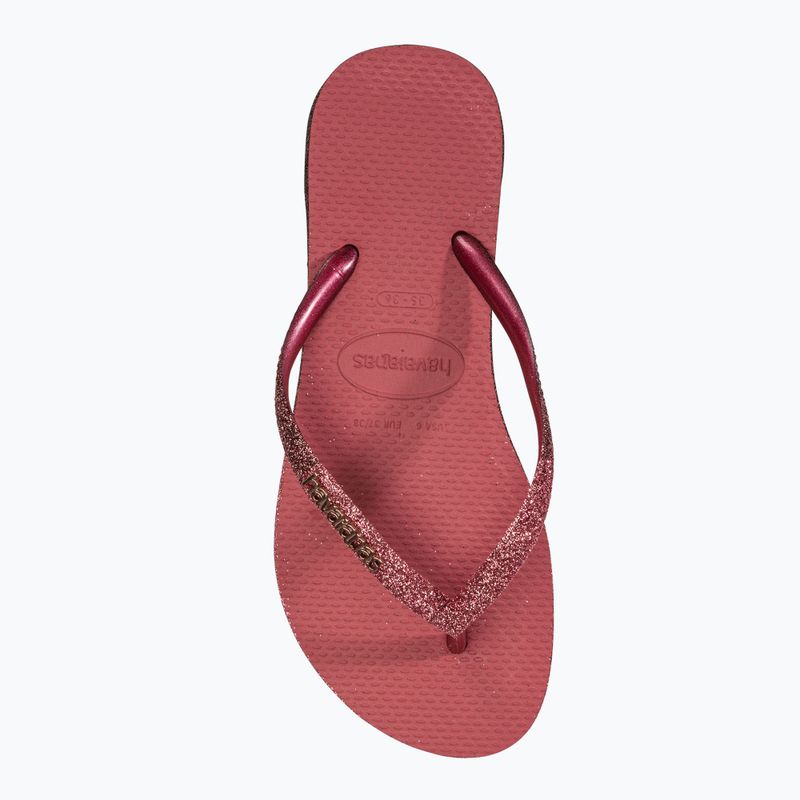 Γυναικείες σαγιονάρες Havaianas Slim Sparkle II pau brasil 5