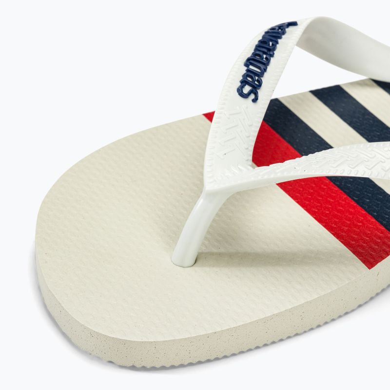 Σαγιονάρες Havaianas Top Nautical white / white / navy blue 7