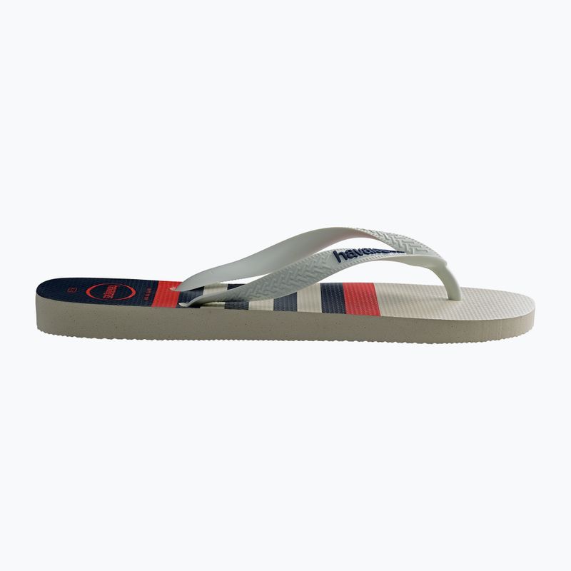 Σαγιονάρες Havaianas Top Nautical white / white / navy blue 9