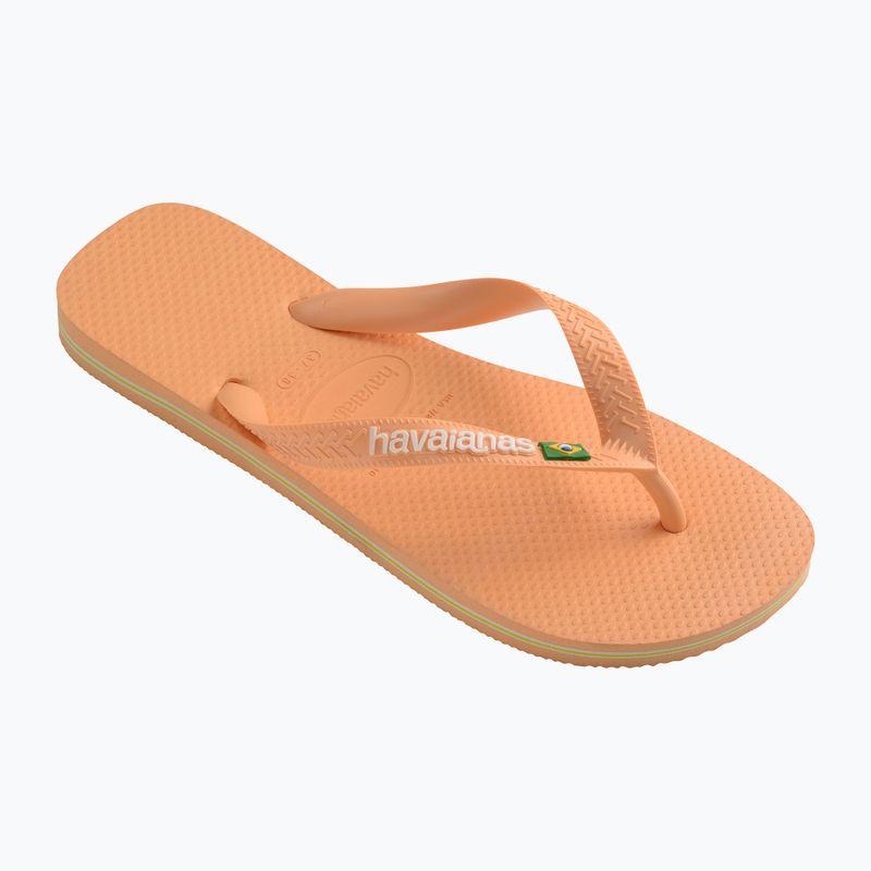 Σαγιονάρες Havaianas Brasil Logo peach 8