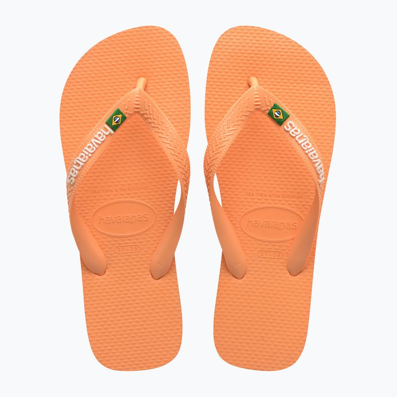 Σαγιονάρες Havaianas Brasil Logo peach 10