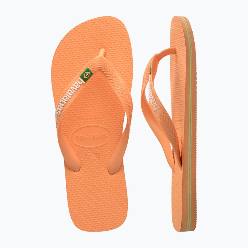 Σαγιονάρες Havaianas Brasil Logo peach 11