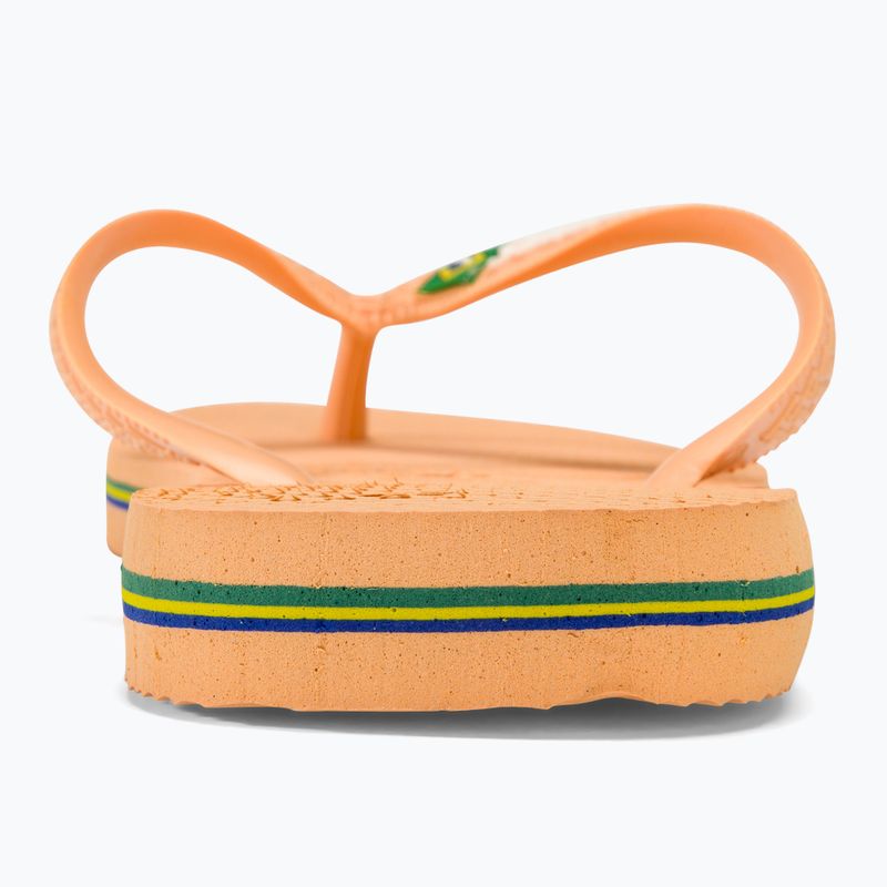 Σαγιονάρες Havaianas Brasil Logo peach 6