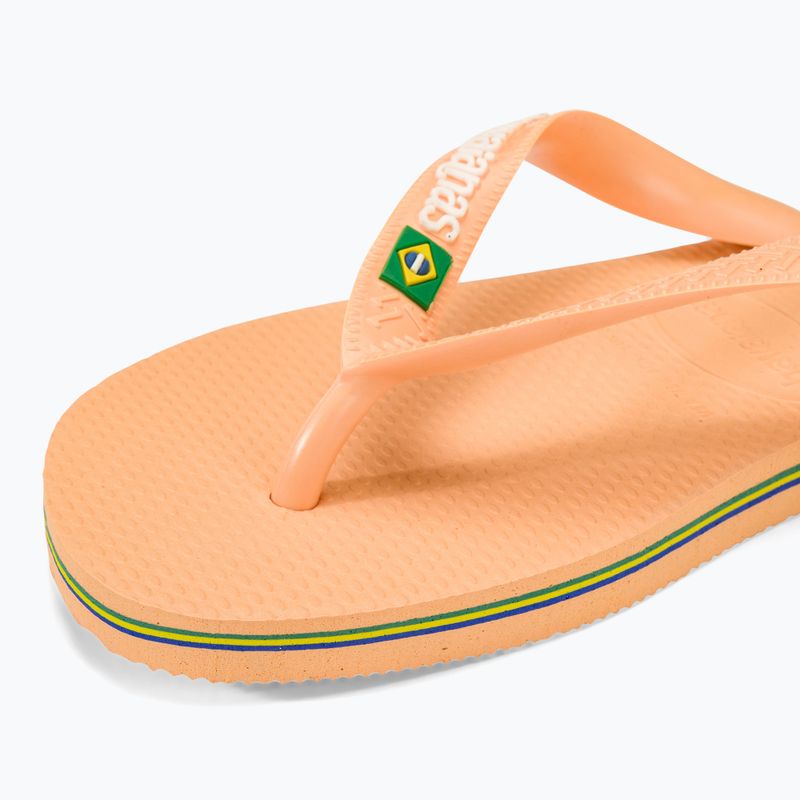 Σαγιονάρες Havaianas Brasil Logo peach 7