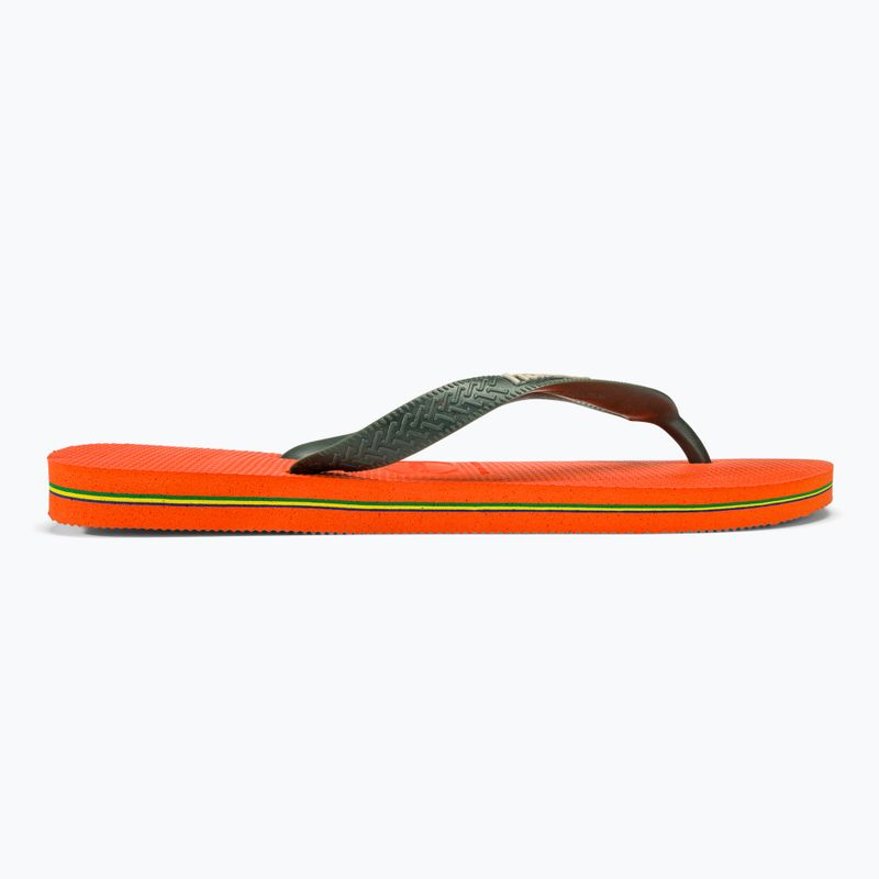 Σαγιονάρες Havaianas Brasil Logo sunset orange 2