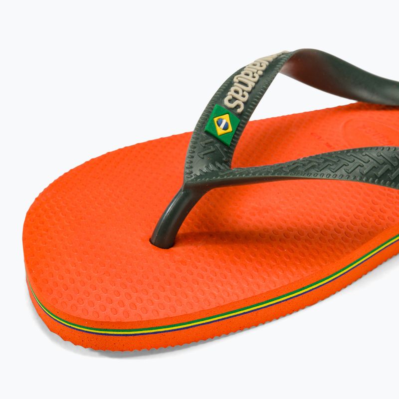 Σαγιονάρες Havaianas Brasil Logo sunset orange 7