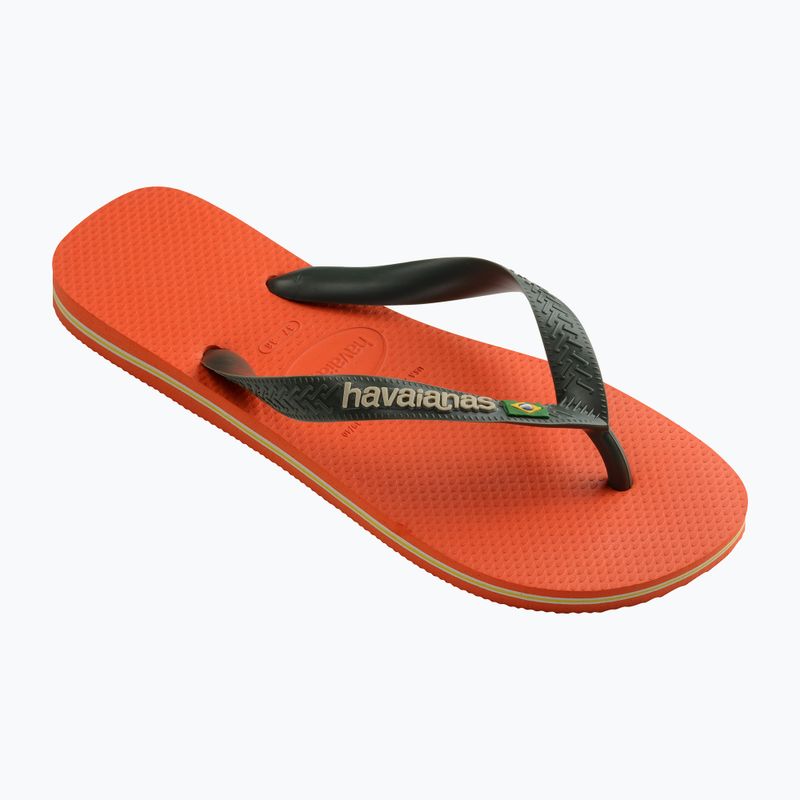 Σαγιονάρες Havaianas Brasil Logo sunset orange 8