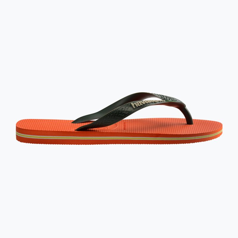 Σαγιονάρες Havaianas Brasil Logo sunset orange 9