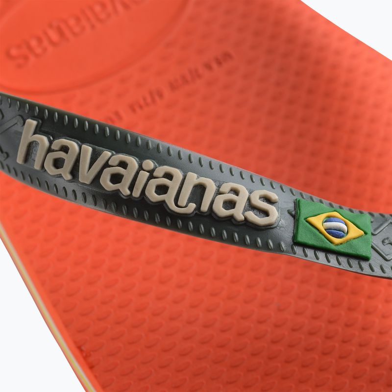 Σαγιονάρες Havaianas Brasil Logo sunset orange 12