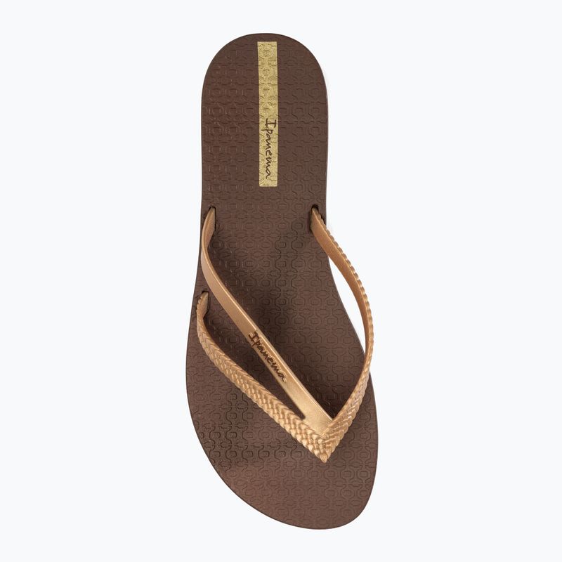 Γυναικείες σαγιονάρες Ipanema Bossa brown/gold 5